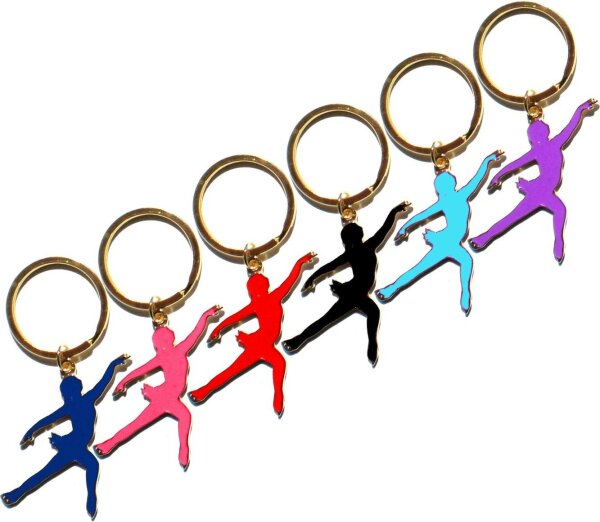 Figure Skater Keychain