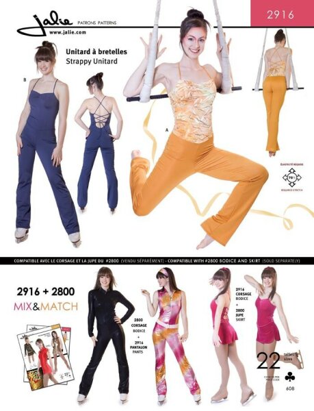 Jalie Patterns Unitard 2916