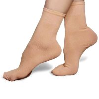 Pridance Figure Skating Socks, skin color