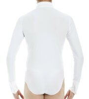 Intermezzo figure skating shirt for boys / men, white