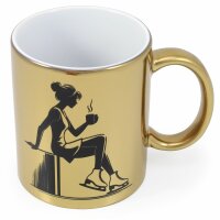 Eiskunstlauf Tasse Gold