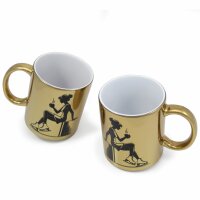 Eiskunstlauf Tasse Gold