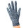 Sagester Eiskunstlauf Thermo Handschuhe Leopardenmuster, blau