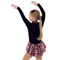 Jerrys Fleece Figure Skating Dress „Catwalk“, black / pink