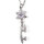 Jerry`s Necklace „Snowflake-Blade“, blue